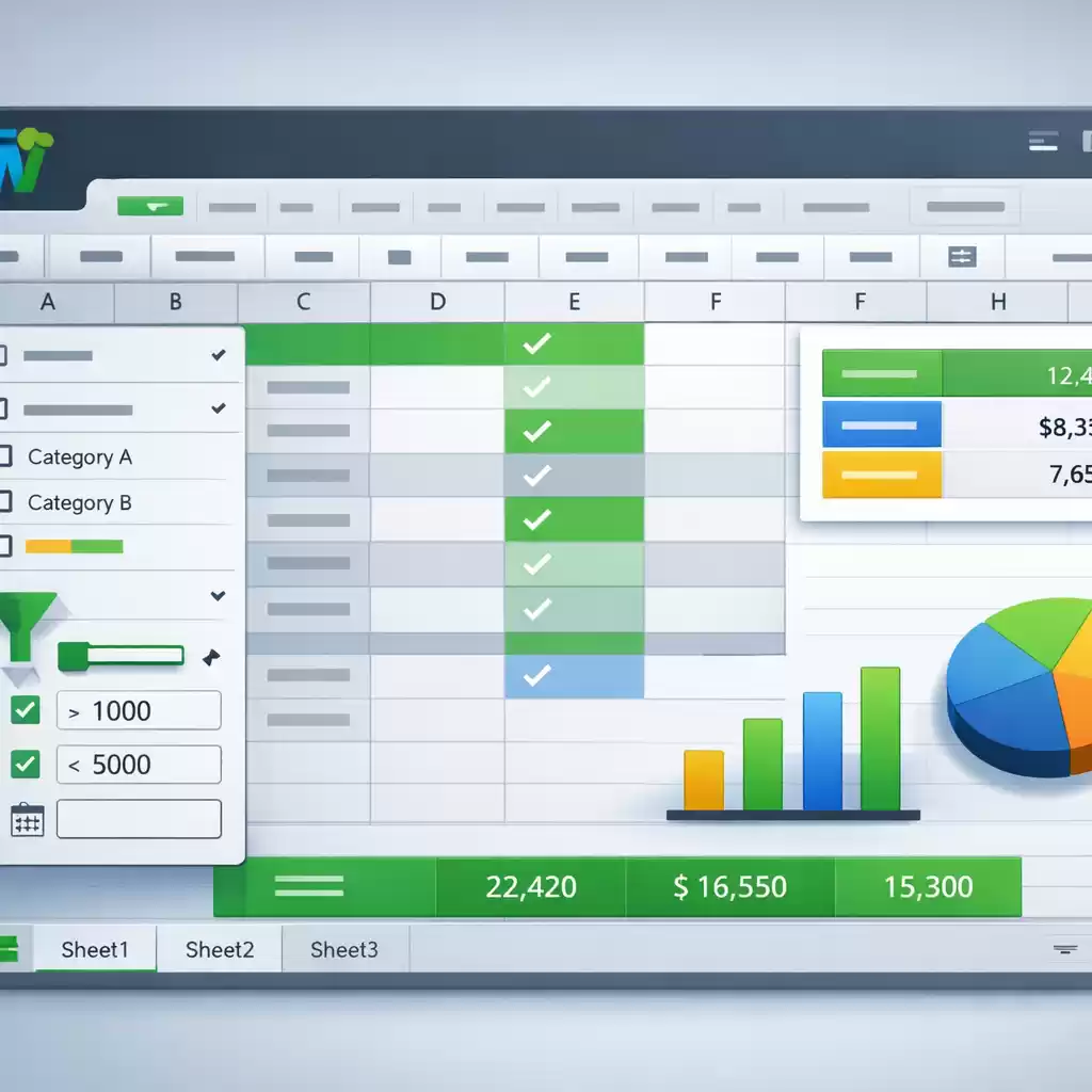 Excel的多条件筛选和自动汇总，excel表格中多条件筛选汇总
