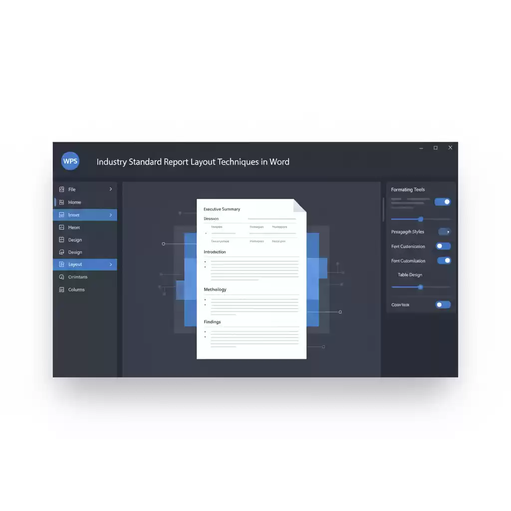 Word中制作行业标准报告的排版技巧，word中制作行业标准报告的排版技巧有哪些-WPS官网下载