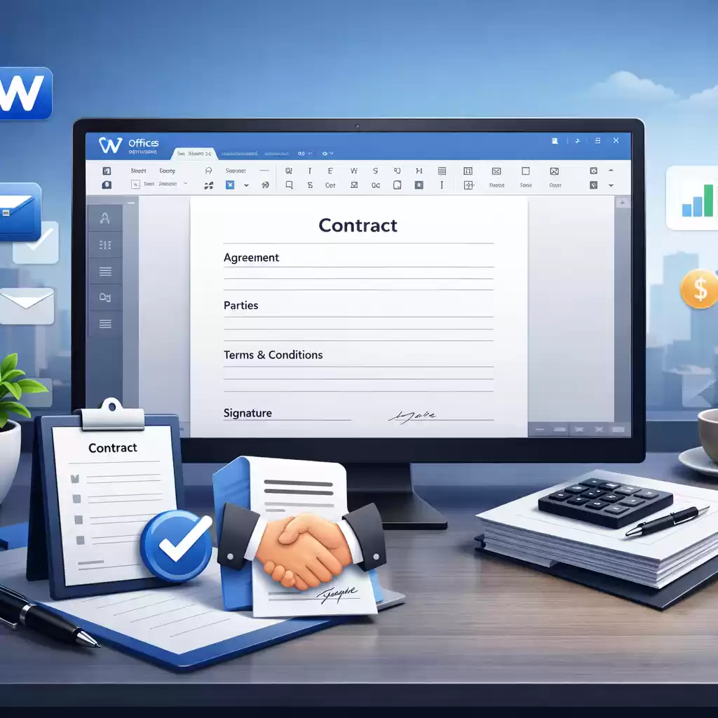 Word中制作专业的商务合同模版，商务合同怎么写 ~ WPS官网下载-WPS官网下载