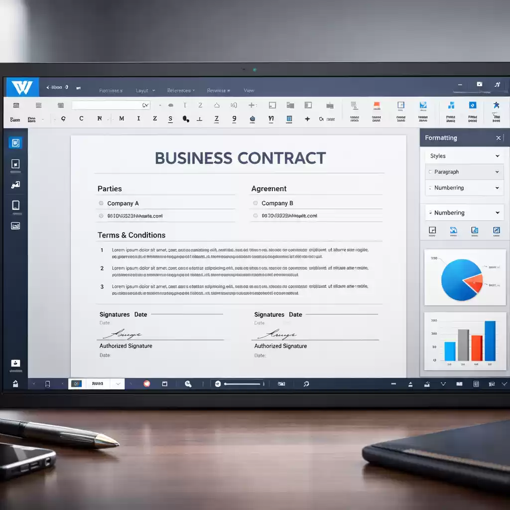Word中创建专业商务合同的排版技巧，完整的商务合同 ~ WPS官网下载-WPS官网下载