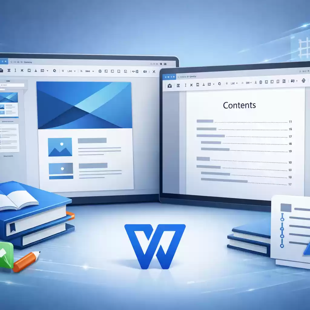 Word中一键制作美观的封面和目录！，封面目录怎么画 ~ WPS官网下载-WPS官网下载