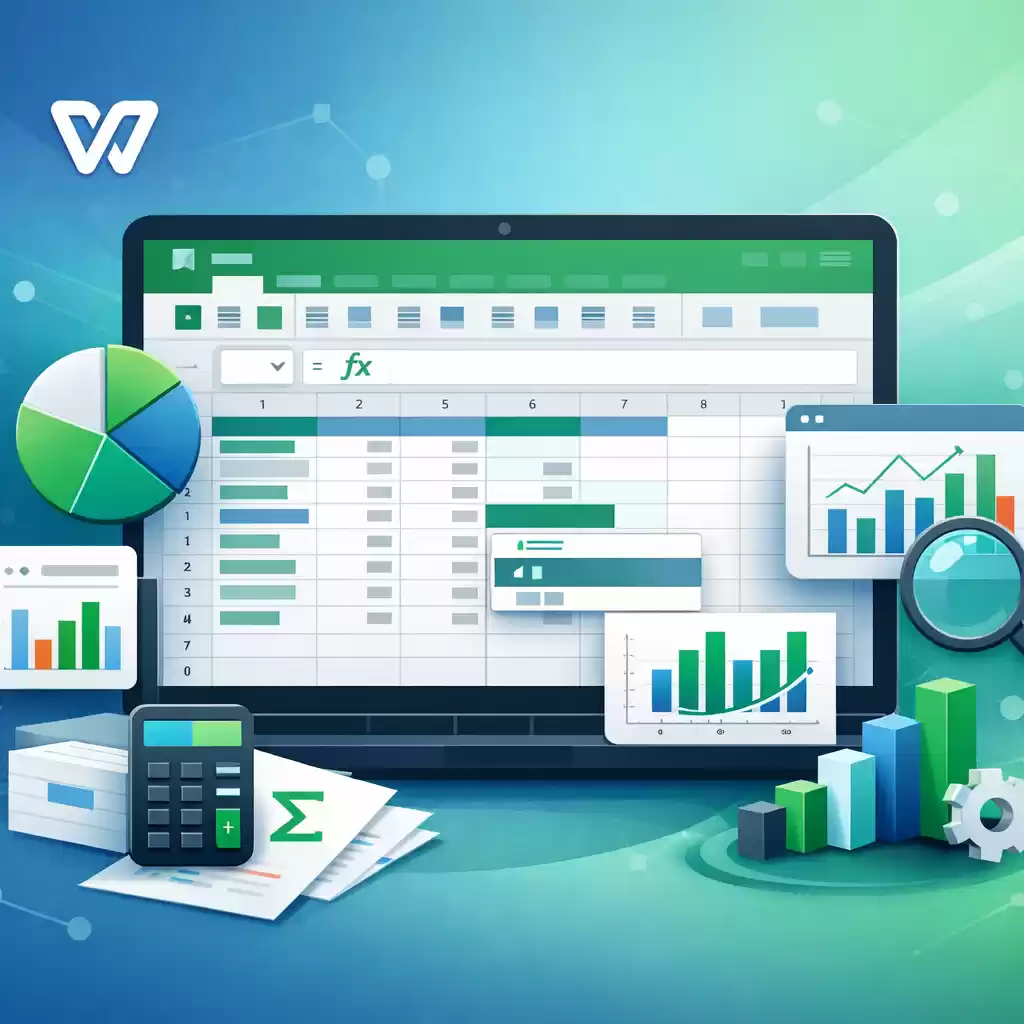 Excel中利用函数实现自动数据统计，怎么用函数统计数据 ~ WPS官网下载-WPS官网下载