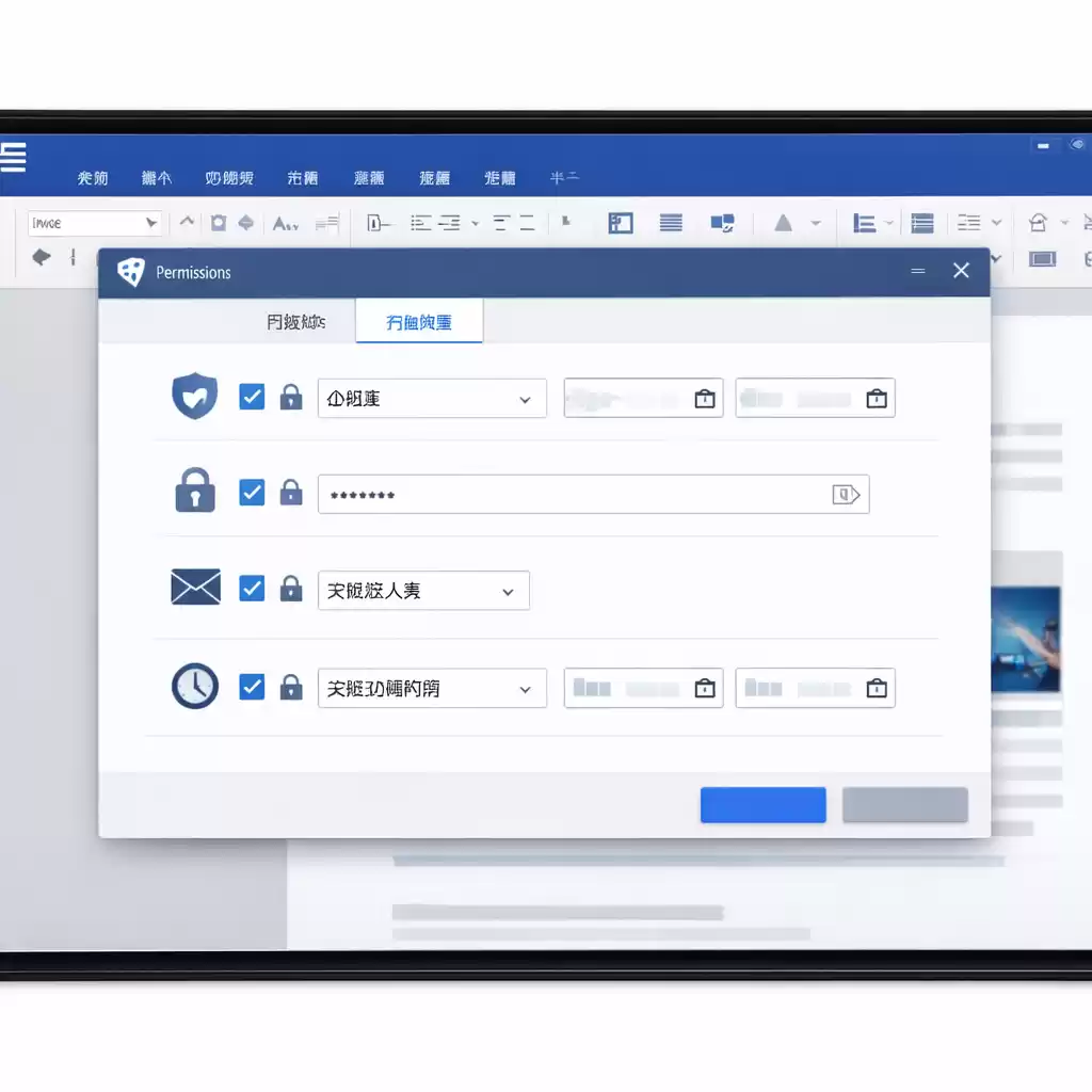 Office软件中的权限设置,让你的文件更安全!,word 2016文档设置泷权限设置选项为 ~ WPS官网下载-WPS官网下载