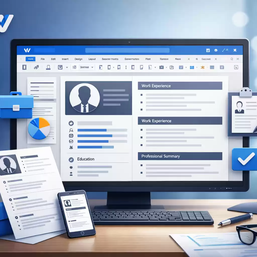 Word中制作专业简历的实用技巧，专业简历模版 ~ WPS官网下载-WPS官网下载