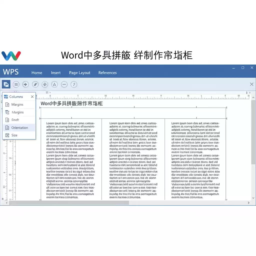 Word中多栏排版的详细操作指南，多栏版式编排-WPS官网下载